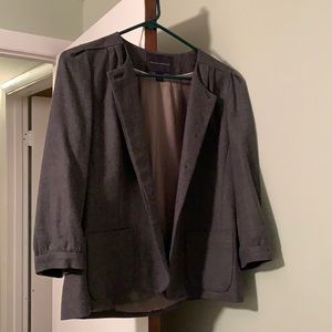 Gray, banana republic blazer